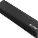 GLORIOUS Wrist Pad/Rest - TENKEYLESS (TKL) Size - Black - Mechanical Keyboards,Stitched Edges,Ergonomic | 14x4 inches/25mm Thick (GWR-87)