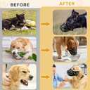 Dog Muzzle, Soft Breathable Dog Muzzles Suitable Dogs, Adjustable Basket Muzzles Prevents Chewing and Biting for Grooming Trimming Training, XL