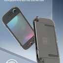 Slim Protective Case for Switch 2, Dockable Case Protector for Switch 2 2025, Shockproof Hard Shell Cover - Thin 1mm & Lightweight 58g | Anti-Fingerprint Matte Finish | Translucent Smoke Black