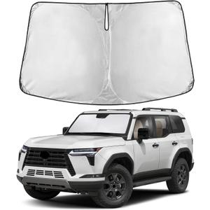 EcoNour Windshield Sunshade Compatible for Lexus GX550 2024 2025 | Sun Visor for Front Windshield & Window Sun Shade Cover, UV Heat Blocker & Protector, Car Accessories