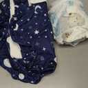 Newborn Sleep Sack Baby Swaddle,3-6 Months,3-Way Adjustable Wearable Blanket,100% Rayon Cotton Swaddling sleeping bagTOG 0.5Clouds&Starry Sky