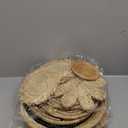 11 Pcs Boho Hanging Wall Basket Decor Handmade Woven Basket Wall Decorative Boho Wicker Baskets Placemats Round Farmhouse Bulrush Art for Rustic Home Decorations Christmas Gift(Rustic)