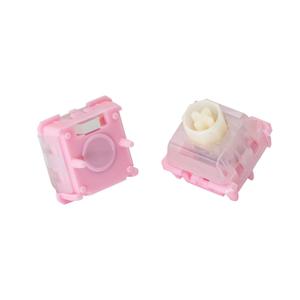 Meletrix WS Flux HE Keyboard Switches Deep Clacky, Pre-Lubed Magnetic Linear Switches, Freely Setting Pre-Travel HE Key Switch for Rapid Trigger Gaming Keyboard (35 Pcs)