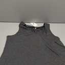 Summer Tops for Women 2025 Casual Scoop Neck Loose Fit Basic Tank Top Sleeveless Tee Shirts Black Size L