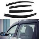 Quxunzzz Rain Guards Side Window Visor Vent Outside Mount, Fits for Honda CRV CR-V 2012 2013 2014 2015 2016 Easy Installation（4PCS）