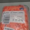 Pura Hypoallergenic Diaper Pants Size 7 (37+ lbs) Overnight, up to 12 Hours Leak Protection, Suitable for Sensitive Skin, Totally Chlorine Free, Soft Organic Cotton, 1 Pack of 17 Pull Up Pants