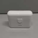Travel Bottles with Case, 4x2oz TSA Approved, Leak-Proof, Press to Unlock, Compact & Portable Travel Toiletries (White)