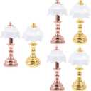 6 Pcs Dollhouse Table Lamp Miniatures Mini Table Lamp Dollhouse Lights Doll House Floor Lamps Dollhouse Lamp