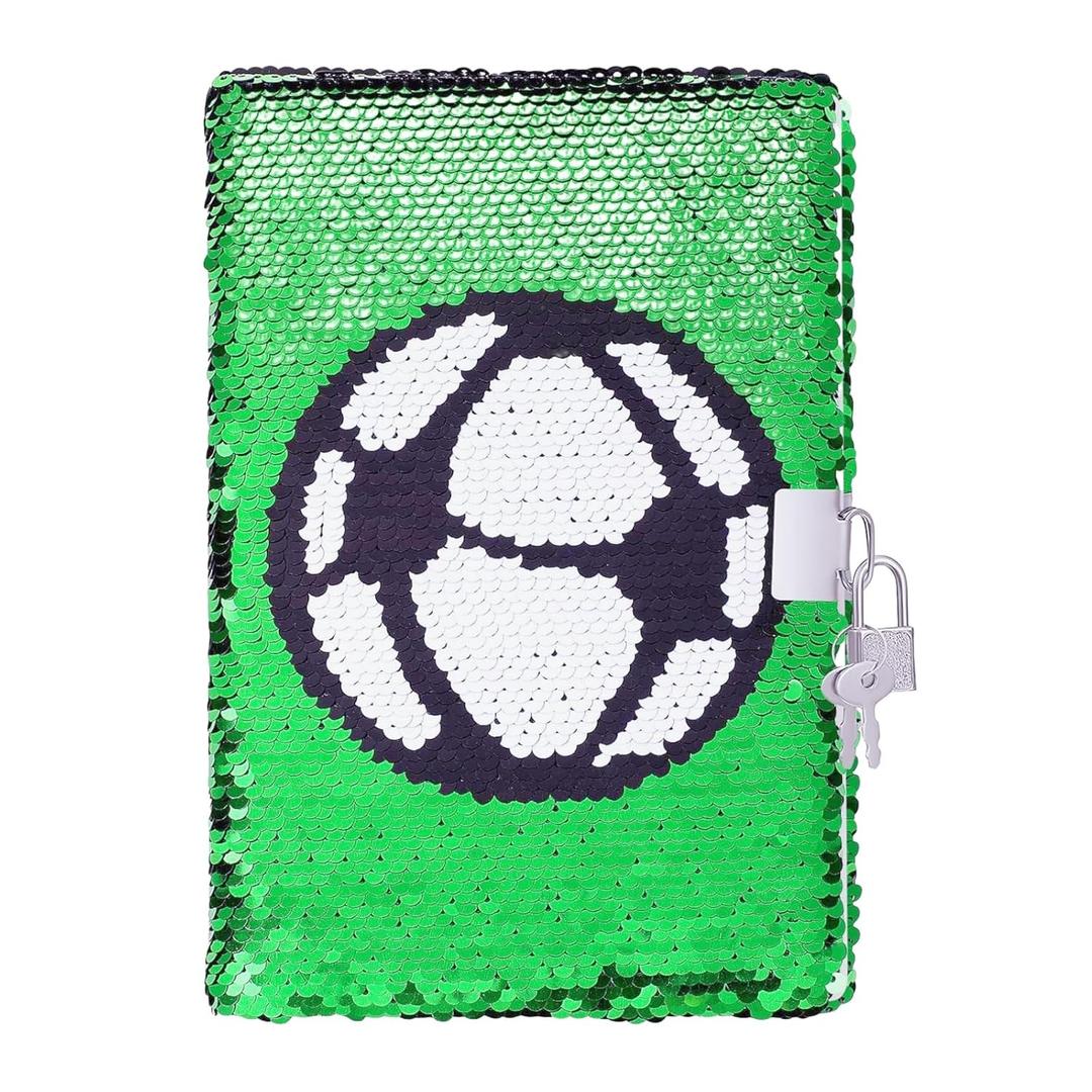 2 x MUMAEVYT Kids Football Diary with Lock for Boys