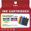 5-Pack Ink Cartridge Set for Canon PIXMA MG6820 MG6821 MG5720 MG5721 MG5722 MG7720 TS6020 TS9020, Compatible PGI-270XL CLI-271XL, PGBK BK C M Y Combo.