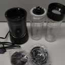 KOIOS Smoothie Blender, 900W Personal Blender for Shakes and Smoothies for Kitchen with 2 Portable Cups 22oz, Single Serve Smoothies Maker Mixer for Juices, Nutritious Recipe, Grey Blue