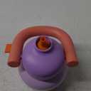 CHAKO LAB Water Bottle with Straw and Carry Handle | Wide Mouth vacuum insulated stainless steel Bottles | Reusable, leak-proof and BPA-free | 33oz (Purple&Orange)