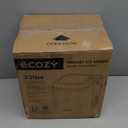 ecozy Nugget Ice Maker Countertop, Smart Portable Crushed Ice Maker with Voice Control, Pellet Chewable Ice 33lbs/24H, Self-Cleaning, with APP WiFi, Timer Function, TDS, for Home/Travel/Office/Party