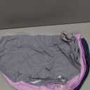 Fruit of the Loom Women's Eversoft Cotton Underwear Multipacks, Tag Free & Breathable, (Size 8, Low Rise Brief - Grey/Pink/Blue)