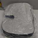 Everlasting Comfort Doctor Recommended Memory Foam Seat Cushion for Office Chairs & Car - Ergonomic Office Desk Accessories - Cushions for Tailbone Pain Relief, Sciatica (Onyx, Large)