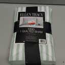 Ellen Tracy Stripe Single King Quilted Sham Green