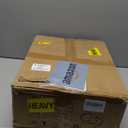 TV Stand with LED Lights for 55 Inch TV, Entertainment Center with 3-Tier Open Shelves, TV Console Table for Living Room, Bedroom, Rustic Brown