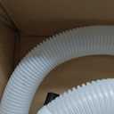 Jadive 2 Pcs Upgrade 1.5" x 59" Pool Hose for Above Ground Pools Pool Pump Replacement Kit Pump Filter Accessories with 2 Type B Hose Adapters(Clear White)