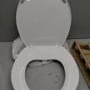 Clirass Round Bidet Toilet Seat with Quiet-Close, Non-Electric Bidet Mode with Dual Nozzles, Fit Round Toilet Seat, Adjustable Water Pressure with Brass inlet (Round)
