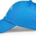 Football Fan Hat,Embroidered Adjustable Football Cap for Men, Women,Cotton Trucker Cap,Game Day Gift (Blue, L)