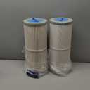 POOLPURE Removable Handle Spa Filter Replaces PJW60TL-OT-F2S, Jacuzzi Prem J300, J400, Unicel 6CH-961, 6541-383, 6540-476, 60 sq.ft Filter Cartridge with Built-in Dispenser, 2PACK