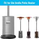 Patio Heater Weight Sand/Water Box 26.5 lbs Max Capacity Base Stabilizer, Weather-Resistant Resin Bladder for Outdoor Umbrella Gas Heaters