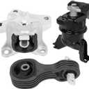 3Pcs Engine Motor Mount & Trans Mount Compatible with 2012-2015 for Honda Civic 1.8L Coupe/Sedan Replacement for A65048 A65021 A65087 50890TR0A81 50850TR6A81 50820TR0A81