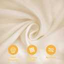 BRILLMAX 6 Pack Beige Tablecloths 60 x 102 Inch for 6ft Rectangle Tables - 150 GSM Polyester Fabric, 15" Standard Drop, Water, Stain & Wrinkle Resistant Cloth Cover for Wedding Banquet Dining Buffet