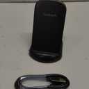 Yootech Wireless Charger,10W Max Wireless Charging Stand, Compatible with iPhone 17/17 Pro/17 Pro Max/Air/16e/16/16 Plus/16 Pro Max/15/14/13/SE 2022/12/11/X/8, Galaxy S25/S24/S23/S22(No AC Adapter)