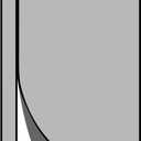 Yotache Reversible Side Opening Magnetic Screen Door Fits Door Size 40 x 80, Reinforced Sewing Mesh for Balcony, French, Sliding Door, Actual Screen Size 42" x 81", Black