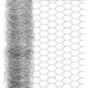Garden Poultry Chicken Wire Netting - 72 '' 25 ' Garden Fence Animal Barrier, Chicken Wire for Crafts, 1 inch Mesh Poultry Netting Fence, Pet/Rabbit/