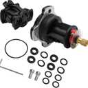 GP876851 Mixer Cap and Pressure-Balancing Unit Kit,Compatible with Kohler Shower Valves K-304 and K-11748 Platforms Include GP800820 and GP77759,Black