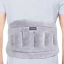 SuzziPad Microwave Heating Pad for Lower Back, Microwavable Heat Pads for Abdominal, Stomachache, Lumbar, Neck, and Shoulder Discomfort, Moist Therapy Wrap for Waist, Warm and Cold Compress (Gray)