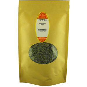 Marshalls Creek Spices CILANTRO 4 Ounces, Kraft Stand Up Pouch ECO Friendly Recyclable Mailer
