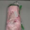 Women Christmas Pajamas Shorts Set Santa Print Long Sleeve Button Shirt Lounge Pants 2 Piece Sleepwear Loungewear M