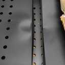 VEVOR 3-Tier Foldable Storage Shelf, 30W x 13D x 36H Inch Folding Metal Rack Shelving Unit, No Assembly Organizer Shelf with 5 Wheels & 4 Hooks for Pantry, Kitchen, Garage, Basement, Black