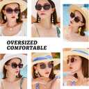 OCCI CHIARI Bifocal Reading Sunglasses Womems Big Blue Light Blocking Sun Readers Outdoor UV400 1.0 1.5 2.0 2.5 3.0 3.5(Clean 350+)