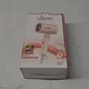 Portable Hair Blow Dryer with Nozzle, Double Blue Light Hair Dryers for Women, 1000W Mini Travel Blow DryerPink