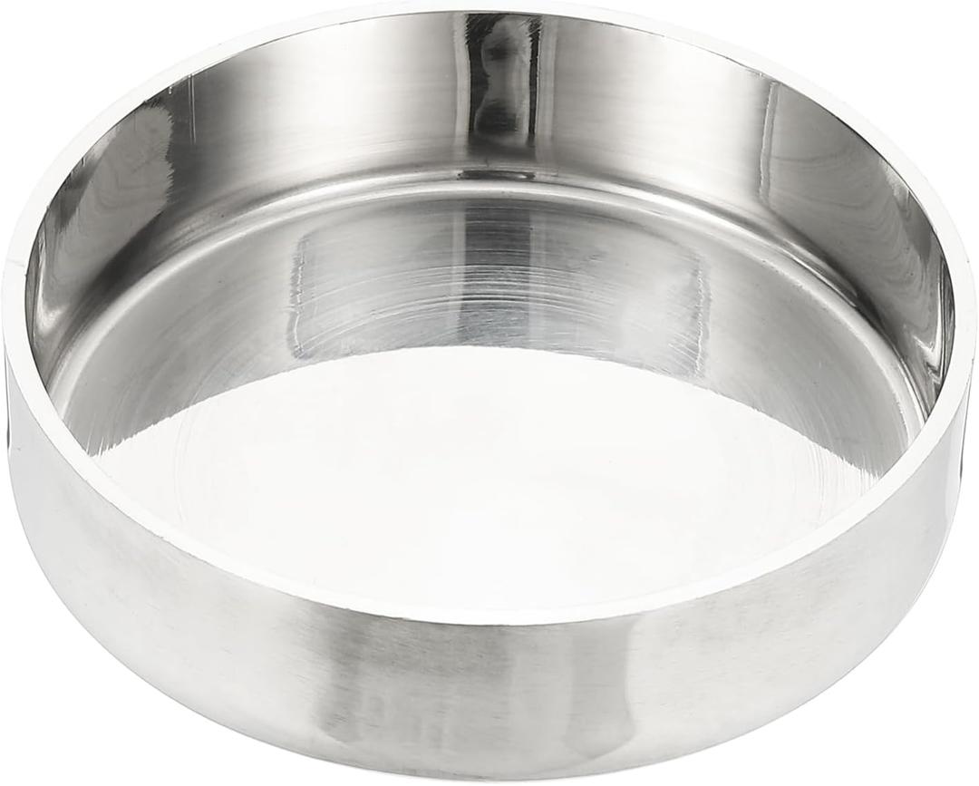 PATIKIL 76mm OD Pipe End Cap,1Pc 304 Stainless Steel End Cap Flat Tube Cap Polished Pipe Cover Round for Plumbing HVAC Industries Metal Tubing Water Gas Welding