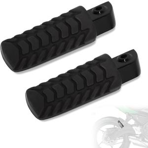 FOVPLUE Rear Passenger Footrests Foot Pegs for Kawasaki Ninja 650/Z650 2017-2025,Black