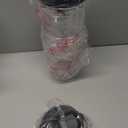 Blender Replacement Parts for Ninja, 24oz Ninja Blender Cups with To-Go Lids, 7 Fins Extractor Blade, Compatible with Nutri Ninja Auto iQ Blenders BL2012 BN801 BL480-30 BL640-30 BL642-30 NN100-30