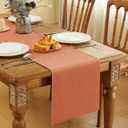 Yatojuzi Orange Table Runner Party Decor, 13x108inch