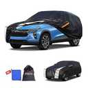 Chevrolet Trax Car Cover 100% Waterproof All Weather, SUV Car Cover Custom Fit 2013-2026 Chevy Trax, Full Exterior Car Covers Rain Sun UV Protection with Door Zipper.