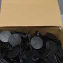 200 Pcs 2-1/4 Inch Length x 1.97 Diameter for Plastic Rebar Chair #3 to #5 Black Heavy Construction Concrete Tool