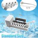 IM1900MD Ice Maker Replacement Kit Fits for Midea Top Mount, Bottom Mount and 18 Cu.ft French Door Refrigerators,with ice Storage Box