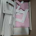 Kids Vanity with Lights and Chair, Princess Makeup Vanity Desk with Mirror Bookshelf Storage Cabinet,3 in 1 Toddler Vanity Table,Children Makeup Dressing Table,Pretend Play Vanity Set for Little Girl