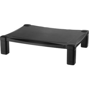Kantek Single-Level Monitor Stand, 17" X 13.25" X 3" To 6.5", Black, Supports 50 Lbs