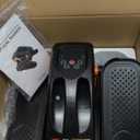 Under Desk Elliptical Machine, Electric Elliptical Leg Exerciser for Seniors Fully Assembled, Quiet & Portable Electric Seated Pedal Exerciser with Remote Control & 12 Adjustable Speeds (Small)