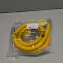 Puxyblue [2025 NEW] 72" Flexible Gas Line Kit for Dryer Stove Range Flexible Stainless Steel Gas Dryer Kit - 5/8" OD(1/2" ID) Dryer Gas Line with Connector 3/4" FIP & 1/2" MIP & 3/4" MIP Fitting