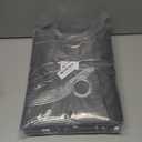 NICETOWN Grey Blackout Floral Pattern Curtains for Living Room 84 inch Long 2 Panels Set, Noise Reducing Thermal Insulated Wave Line Foil Print Bedroom Drapes for Patio Sliding Glass Door (52 x 84)